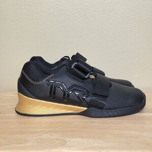 TYR L-1 Lifter Limited Edition Squat University Lifting Shoes Black Gold Men's 7